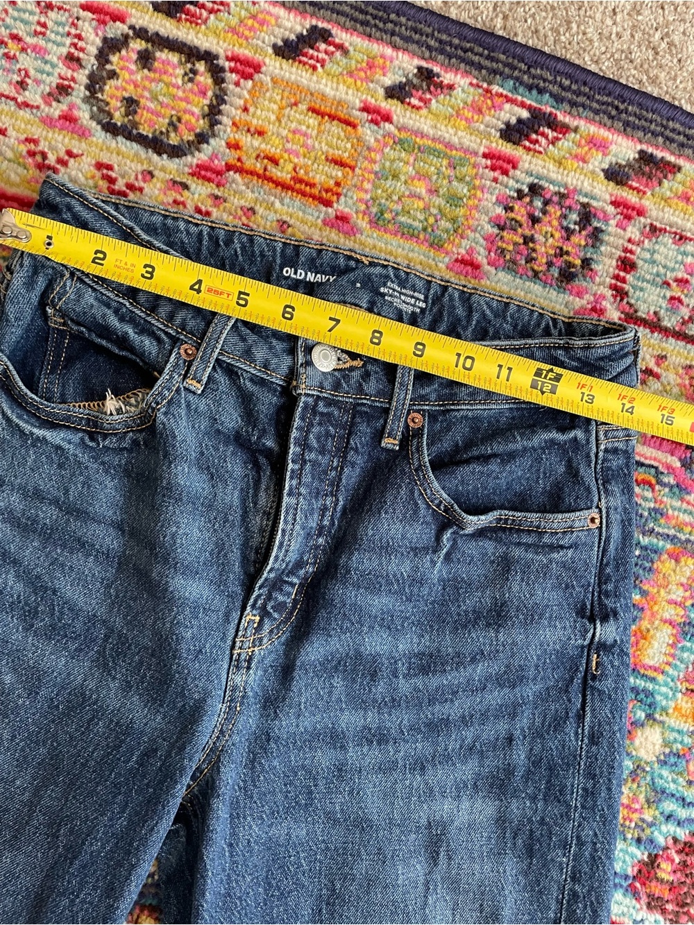 Old Navy BAGGY& Wide leg Jeans. Two pairs for ONE PRICE! - Picture 4 of 13